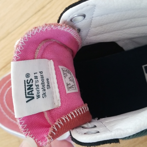 Vans Sk8-Hi Varsity Multi Suede Canvas Blanc De Blanc Leather 41 - Picture 10 of 10